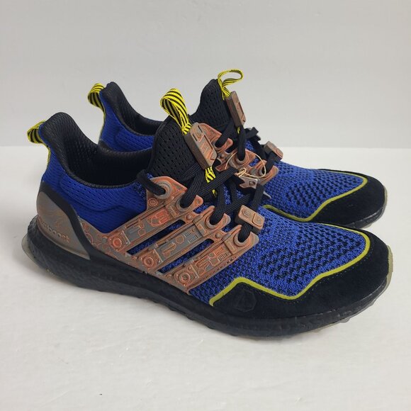 NEW Adidas Ultraboost 1.0 X Fortnite BattleBus Shoes JQ0713 Size 9.5 Royal Blue - Picture 3 of 9